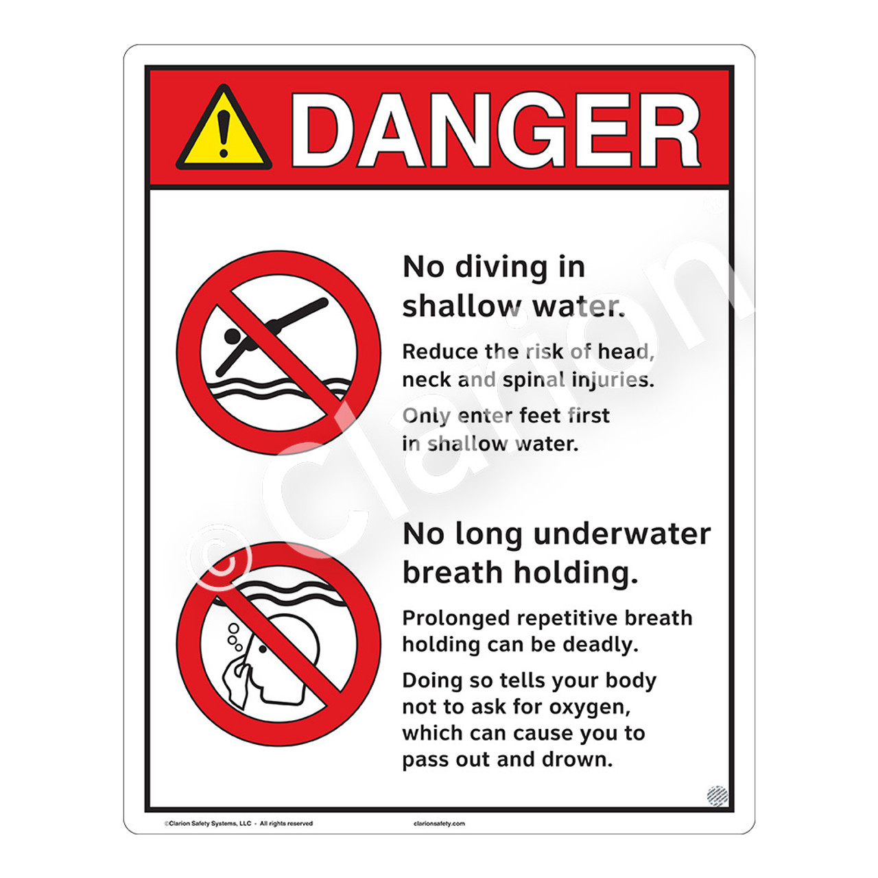 Waterpark Safety Signs
