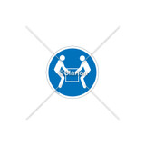 Use Two Person Lift Label (IS6147-TC)