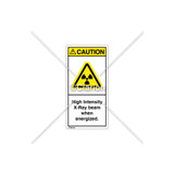 Caution/High Intensity X-Ray Label (H6005-J19CVPK)