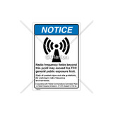 Notice/Radio Frequency Fields Label (6027-371NVBR5)