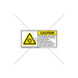 Caution/Auto Restart Label (H6045-C73EHPK)