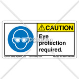 Caution/Eye Protection Required (H6031-NWCHPK)