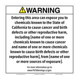 CA Prop 65 Environmental Exposure Sign (CA65-EE5-)