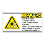 Caution/Invisible Laser Radiation Label (CDRH3018-)
