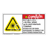 Danger/Invisible Laser Radiation Label (CDRH4008-)