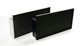 Anodized Black Aluminum Exit Sign Frames (F001-B)