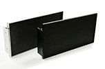 Anodized Satin Aluminum Exit Sign Frame (F001-S)