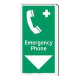 Emergency Phone Sign (F1072F-)