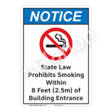 Notice State Law Sign (F1108-)