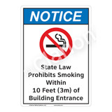 Notice State Law Sign (F1109-)