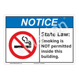 Notice State Law Sign (F1110-)