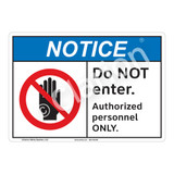 Notice Do Not Enter Sign (F1117-)