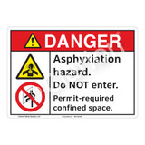Danger Asphyxiation Sign (F1146-)