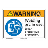 Warning Welding Arc Sign (F1205-)