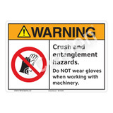 Warning Crush Sign (F1224-)