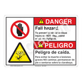 Danger/Fall Hazard Sign (F1231-)