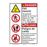Danger/Fall Hazard Sign (F1232-)