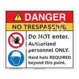 Danger/No Trespassing Sign (F1260-)