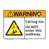 Warning/Falling Ice Sign (F1278-)