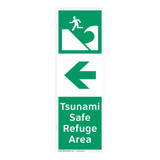 Tsunami Safe Refuge Area Sign (F1296-)