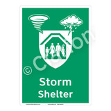 Storm Shelter Sign (F1299-)