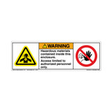 Warning/Hazardous Materials Label (H4006/6062-Y6WH)
