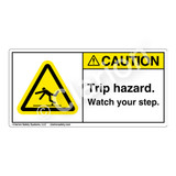 Caution/Trip Hazard Label (H5019-88CH)