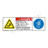 Danger/Fall Hazard Label (H5079/6144-179DH)