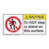 Caution/Do Not Step Label (H5080-CYCH)