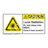 Caution/Laser Radiation Label (H6003-FMCH)
