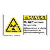 Caution/Do Not Remove This Cover Label (H6005-7FCH)