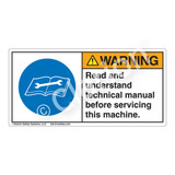 Warning/Read And Understand Label (H6018-CZWH)