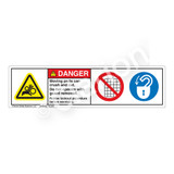 Danger/Moving Parts Can Crush Label (HMS-02DHP-)