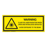 Warning/Class 3B Laser Label (IEC-6003-E86-H)