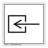 Input/Entrance Non-Electrical Label (IEC70794-)