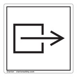 Output/Exit Non-Electrical Label (IEC70795-)