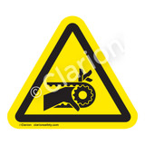 Hand Entanglement/Notched Belt Drive Label (IS1013-)