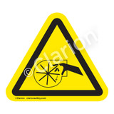 Cutting of Fingers Or Hand/Rotating Blade Label (IS1027-)