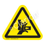 Hand Crush/Force From Right Label (IS1042-)