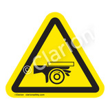 Hand Crush/Roller Pinch Point Label (IS1155-)