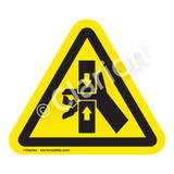 Hand Crush/Force From Top And Bottom Label (IS1160-)