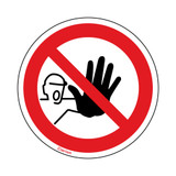 No Access For Unauthorized Persons Label (IS6062-)