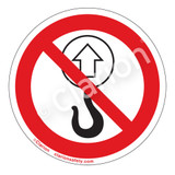 Do Not Lift With Hook/No Lift Point Label (IS6070-)