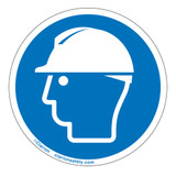Wear Head Protection Label (IS6087-)