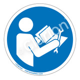 Read Technical Manual Before Servicing Label (IS6127-)