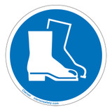 Wear Safety Boots Label (IS6134-)