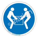 Use Two Person Lift Label (IS6147-)