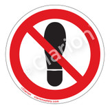 Do Not Step Label (IS6162-)