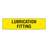Lubrication Fitting Label (LUBFIT-)
