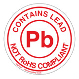 RoHS/Contains Lead Label (ROHSEU-28)